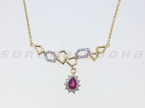 Diamond / Ruby Necklace