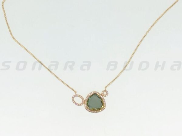 Diamond / Amethyst Necklace