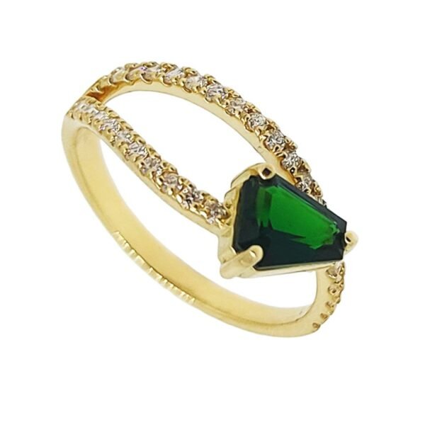 Diamond / Tsavorite Ring