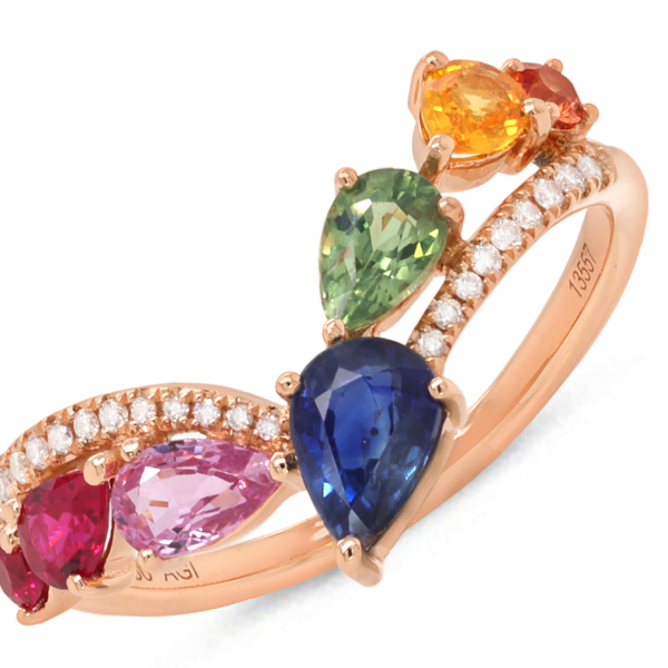 Diamond / Mix Gems Ring