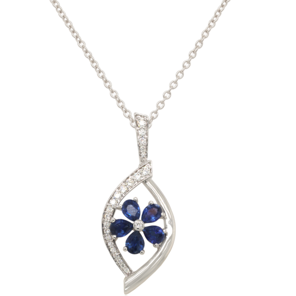 Diamond / Sapphire Pendant