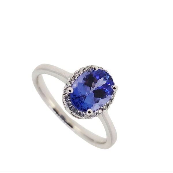 Diamond / Tanzanite Ring