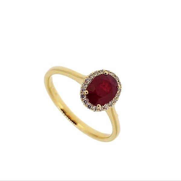Diamond / Ruby Ring