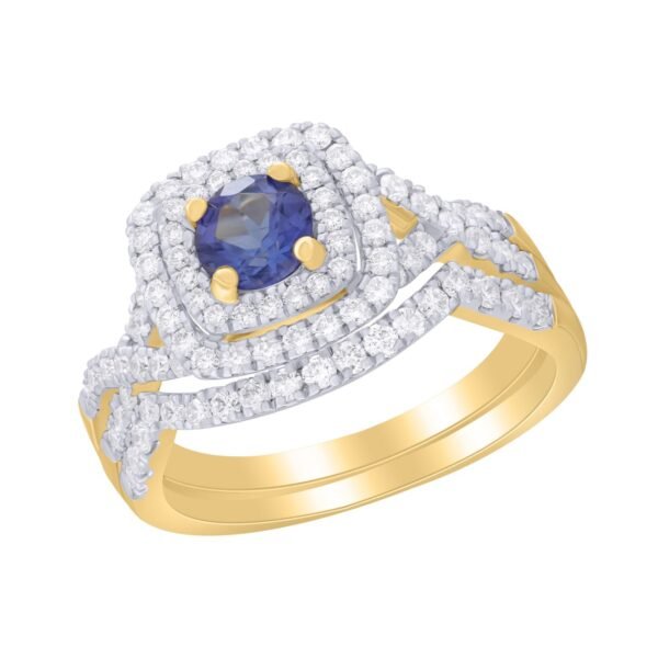 Diamond / Tanzanite Ring