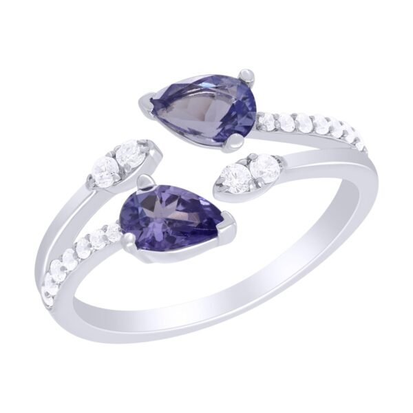 Diamond / Tanzanite Ring