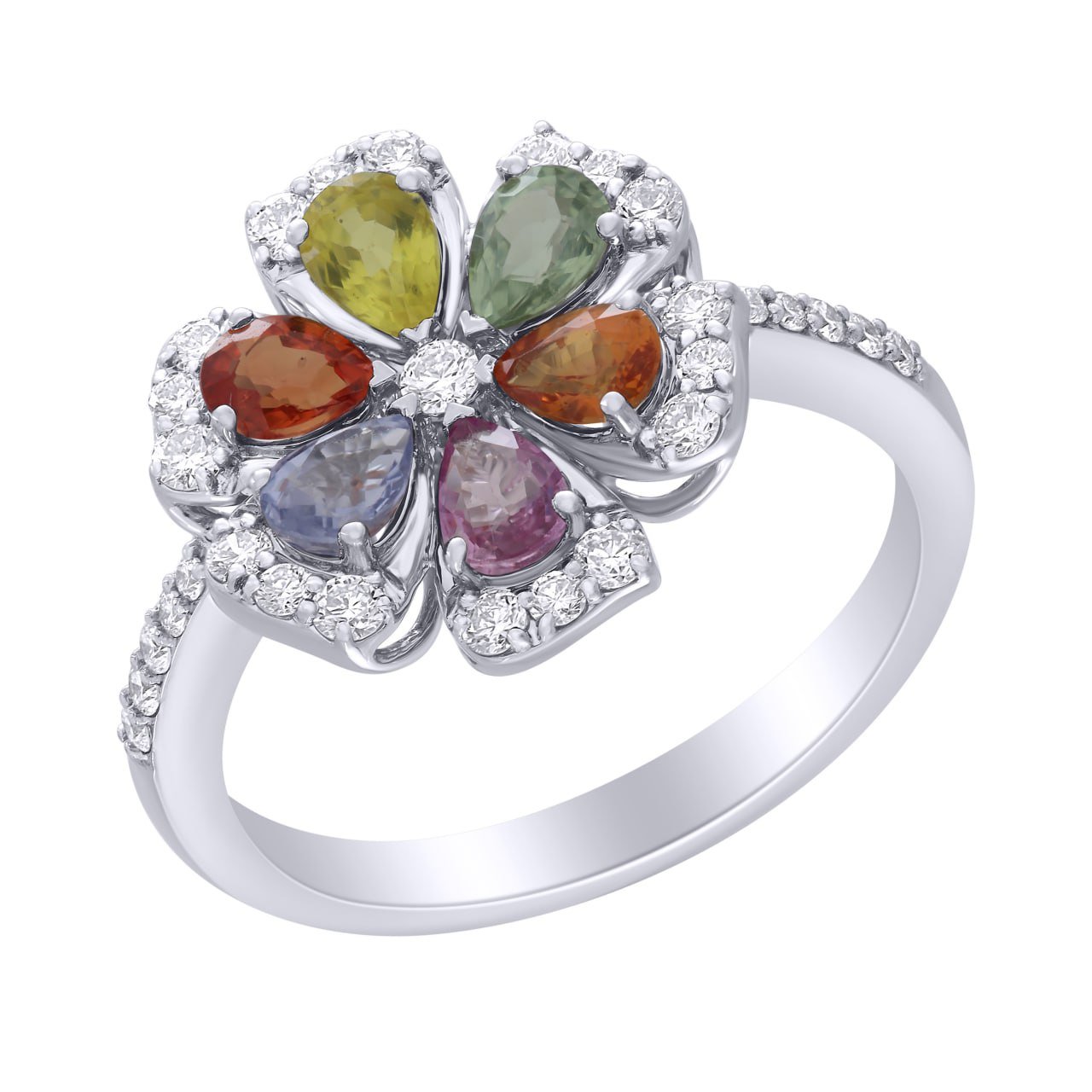 Diamond / Fancy Sapphire Ring