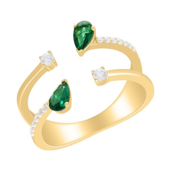 Diamond / Tsavorite Ring