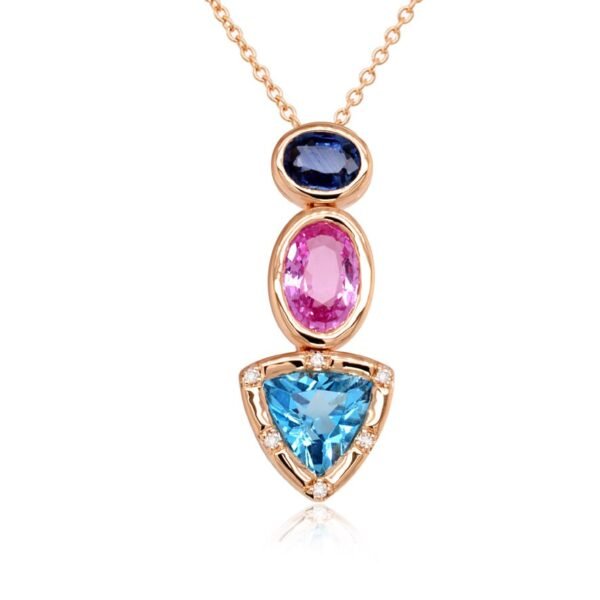 Diamond / Mix Gems Pendant