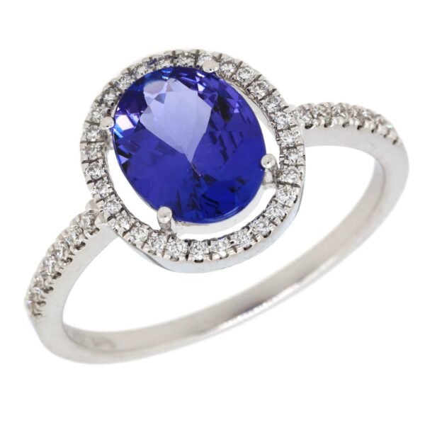 Diamond / Tanzanite Ring