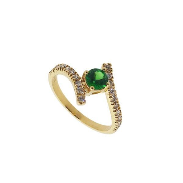 Diamond / Tsavorite Ring