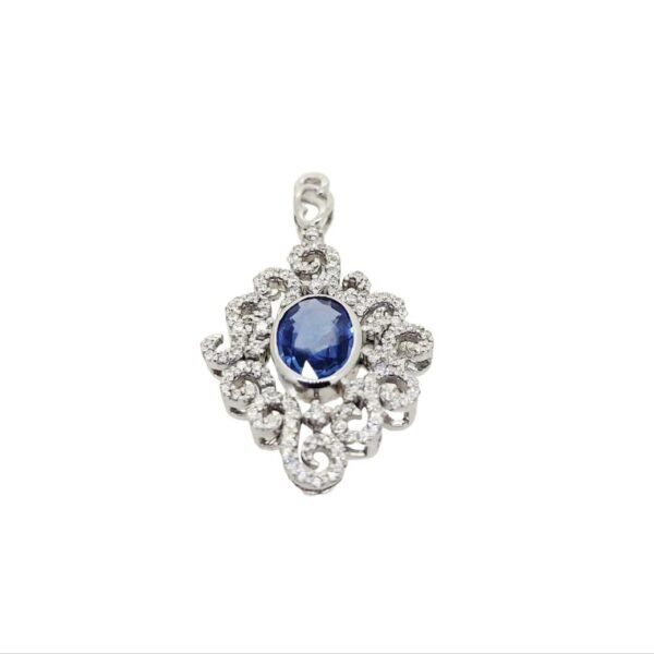 Diamond / Sapphire Pendant