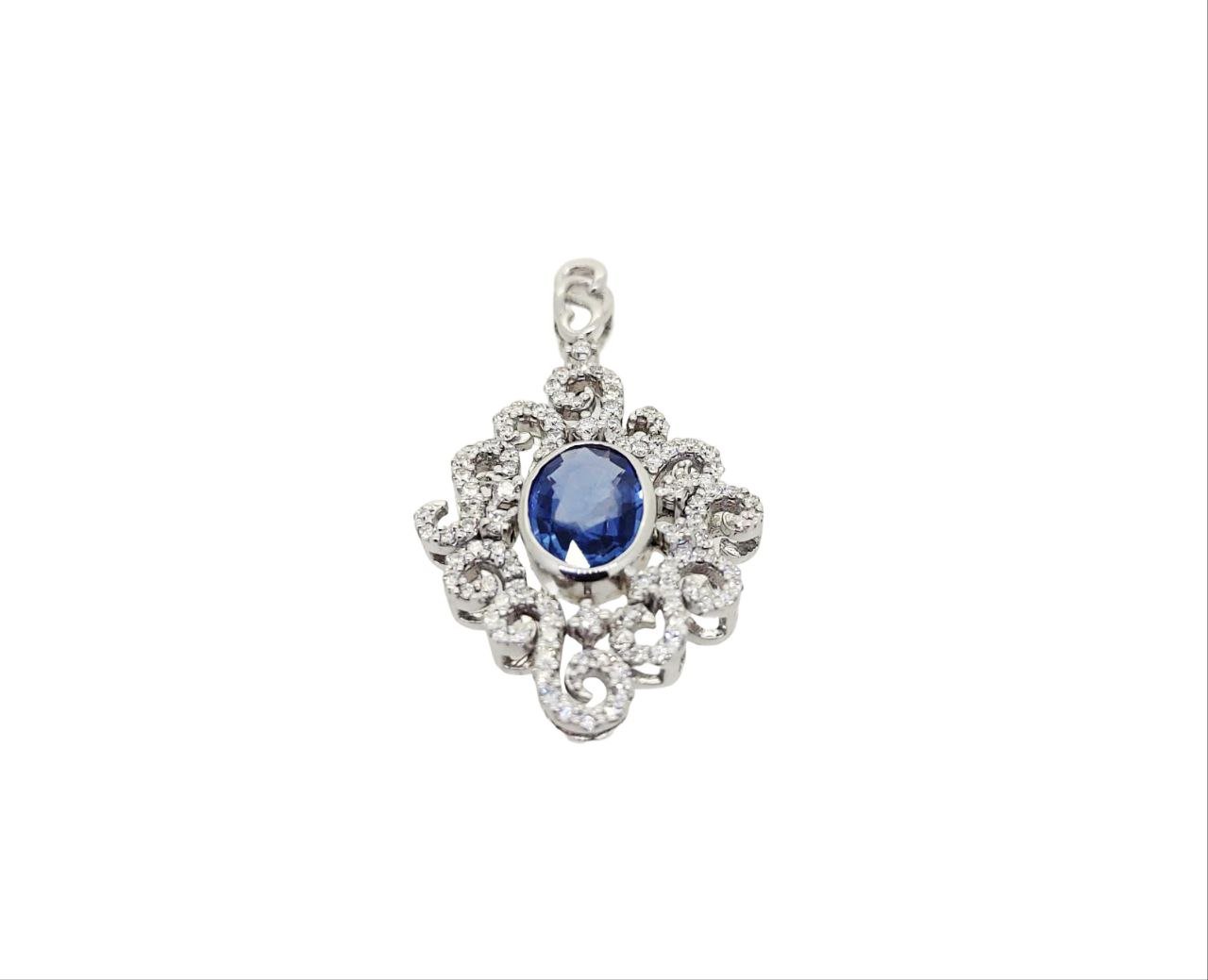 Diamond / Sapphire Pendant