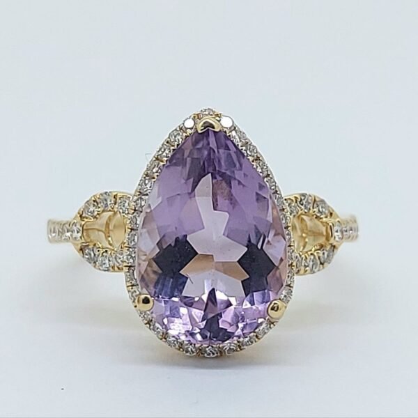 Diamond / Amethyst Ring