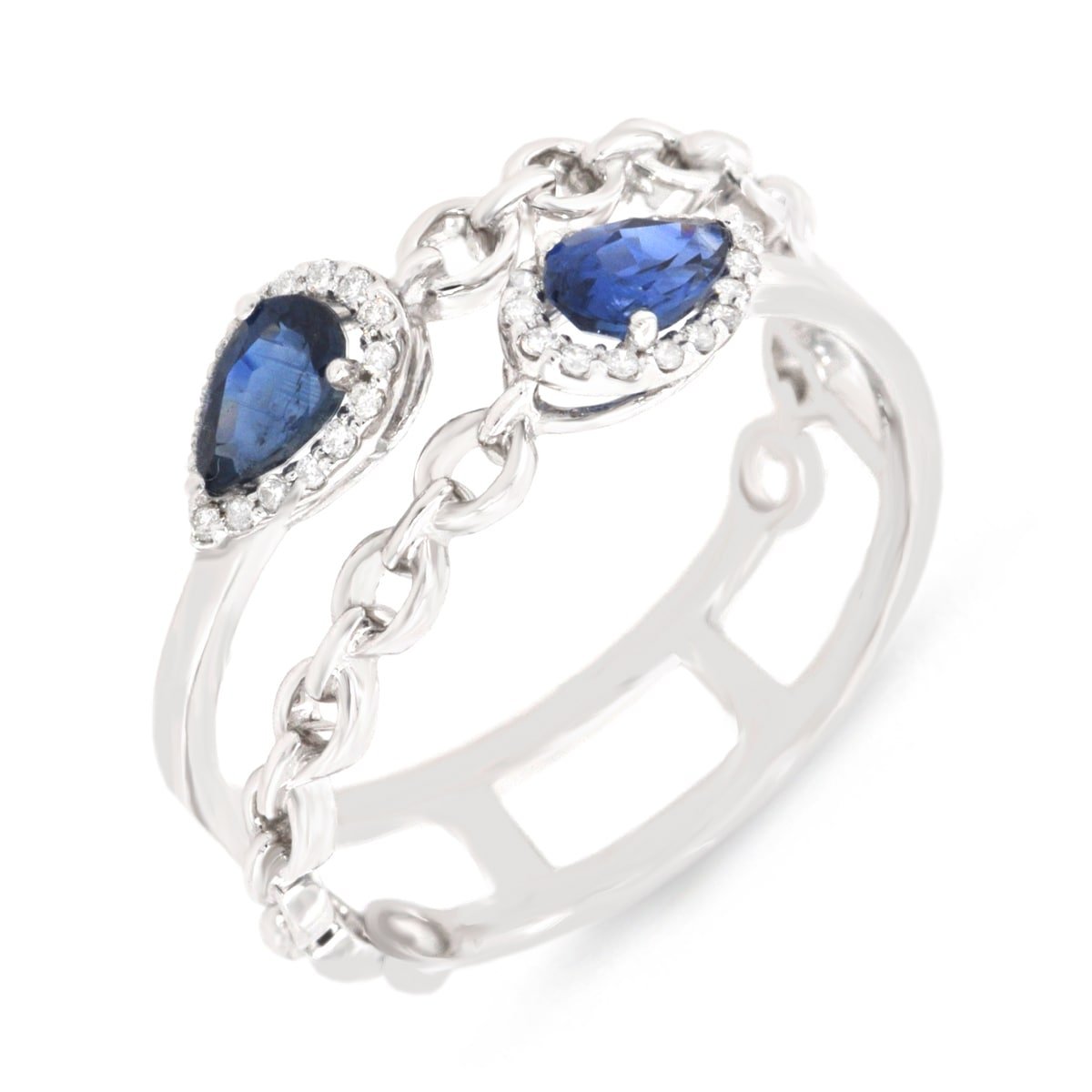 Diamond / Sapphire Ring