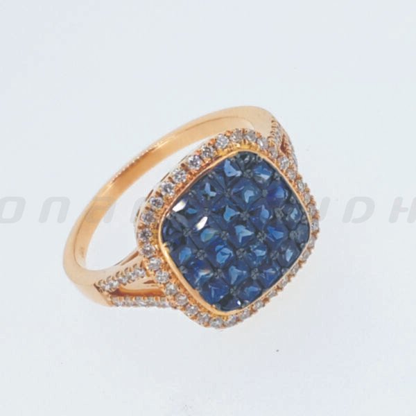 Diamond / Sapphire Ring