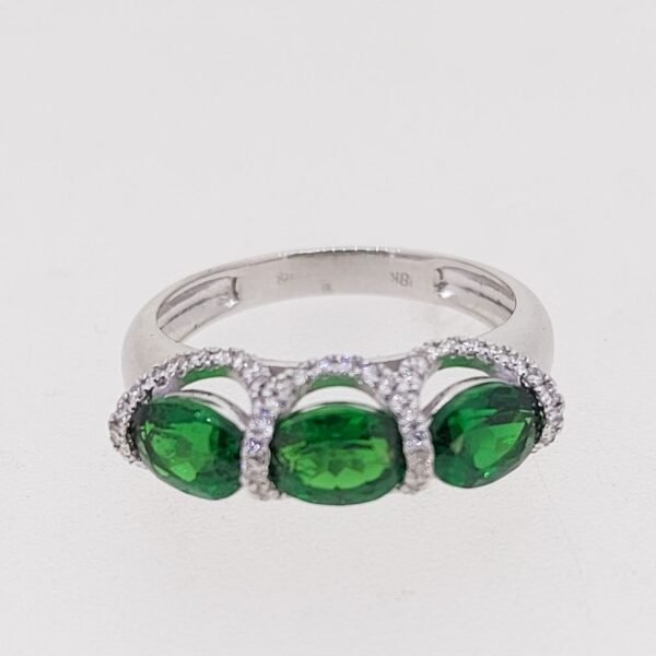 Diamond / Tsavorite Ring