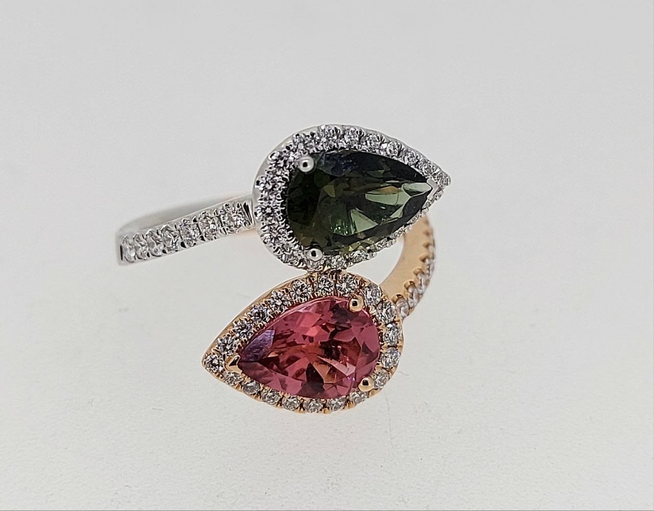 Diamond / Tourmaline Ring