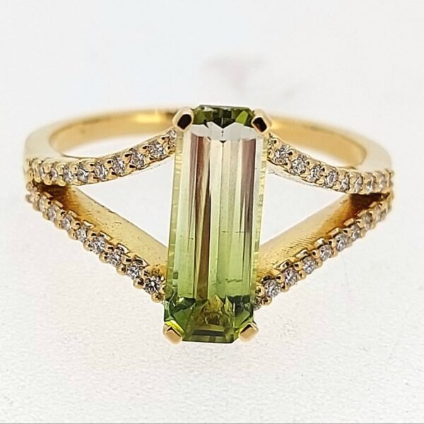 Diamond / Tourmaline Ring