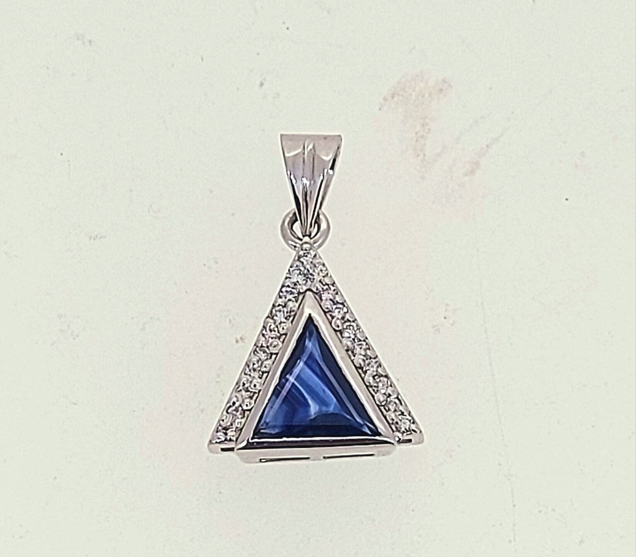 Diamond / Sapphire Pendant