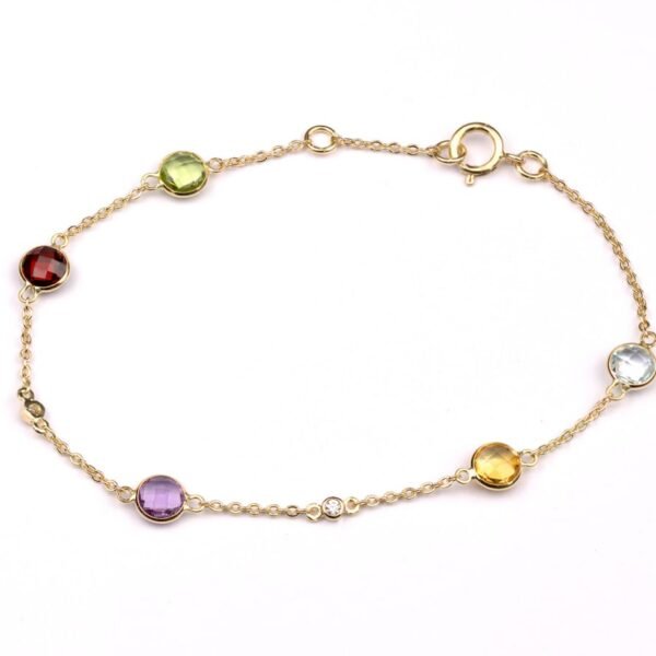 Diamond / Mix Gems Bracelet