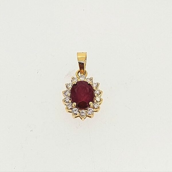 Diamond / Ruby Pendant