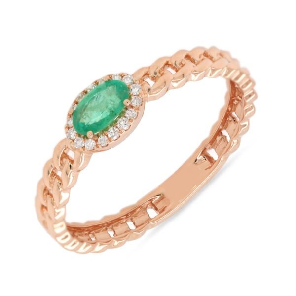 Diamond / Emerald Ring