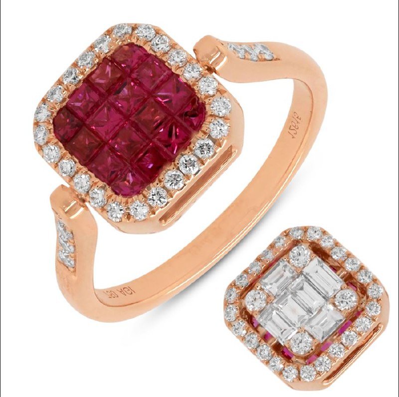 Diamond / Ruby Ring