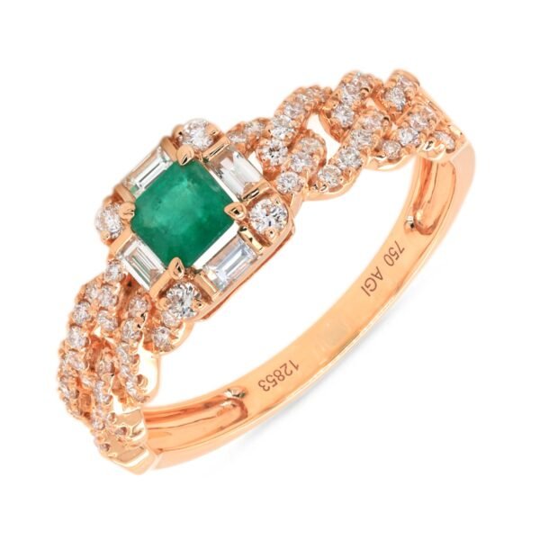 Diamond / Emerald Ring