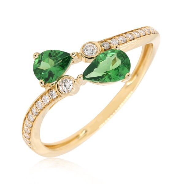 Diamond / Tsavorite Ring