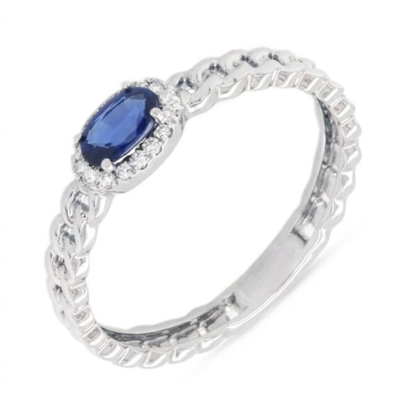 Diamond / Sapphire Ring