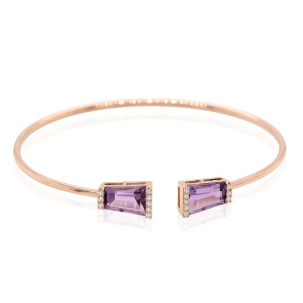 Diamond / Amethyst Bracelet