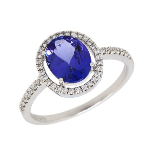Diamond / Tanzanite Ring