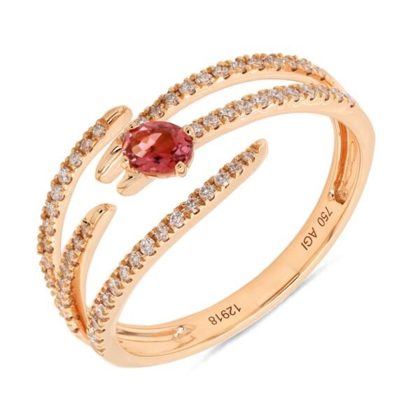 Diamond / Tourmaline Ring