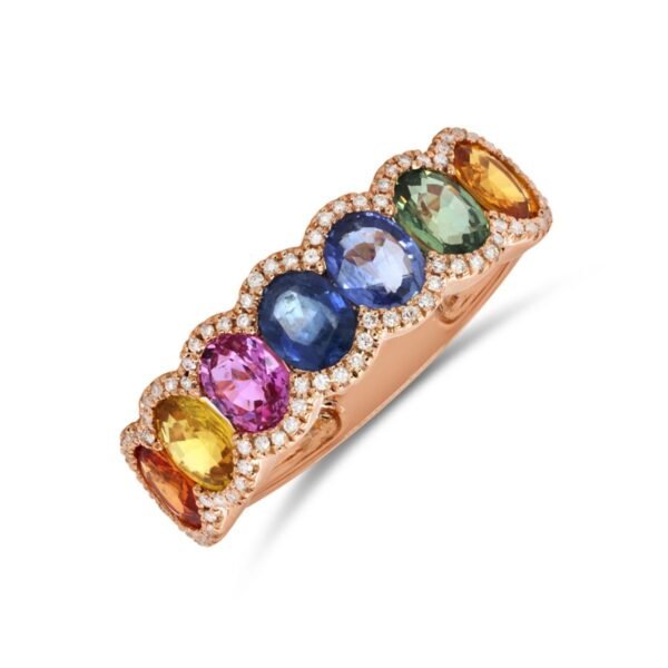 Diamond / Fancy Sapphire Ring