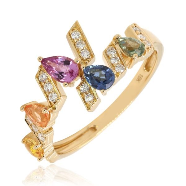 Diamond / Fancy Sapphire Ring