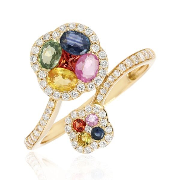 Diamond / Fancy Sapphire Ring