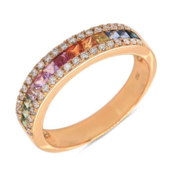 Diamond / Fancy Sapphire Ring