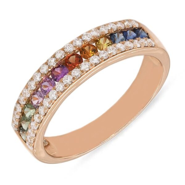 Diamond / Fancy Sapphire Ring