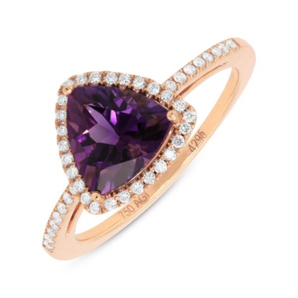 Diamond / Amethyst Ring