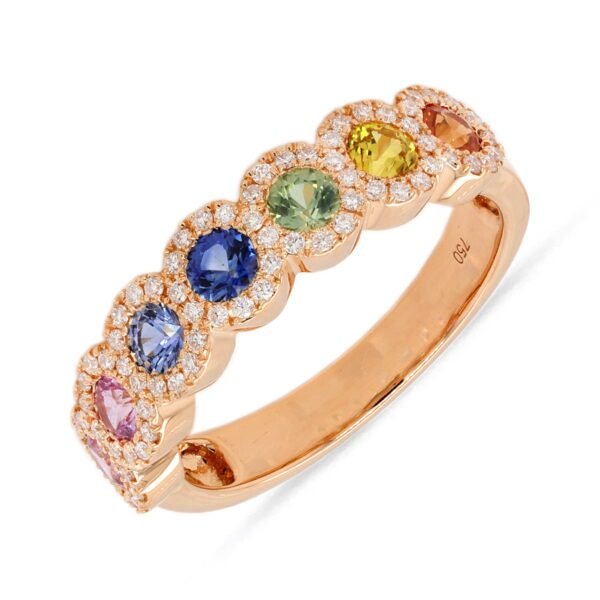 Diamond / Fancy Sapphire Ring