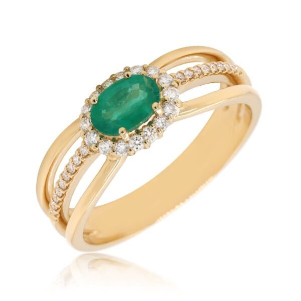 Diamond / Emerald Ring