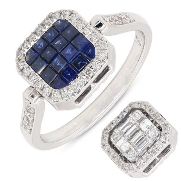 Diamond / Sapphire Ring