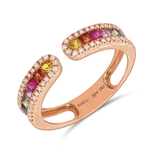 Diamond / Fancy Sapphire Ring