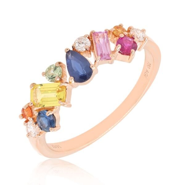 Diamond / Fancy Sapphire Ring