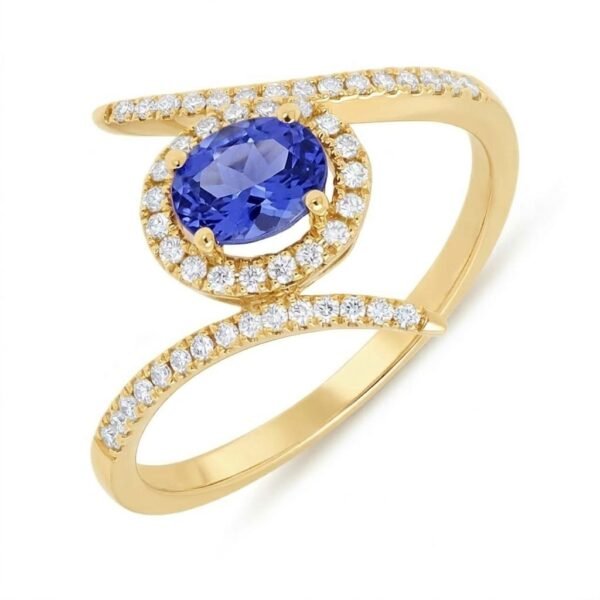 Diamond / Tanzanite Ring
