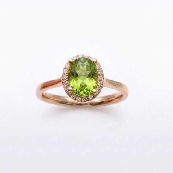 Diamond / Peridot Ring