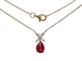 Diamond / Garnet Necklace
