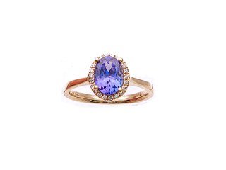 Diamond / Tanzanite Ring