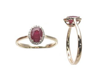 Diamond / Ruby Ring