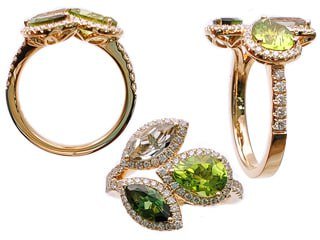 Diamond / Mix Gems Ring